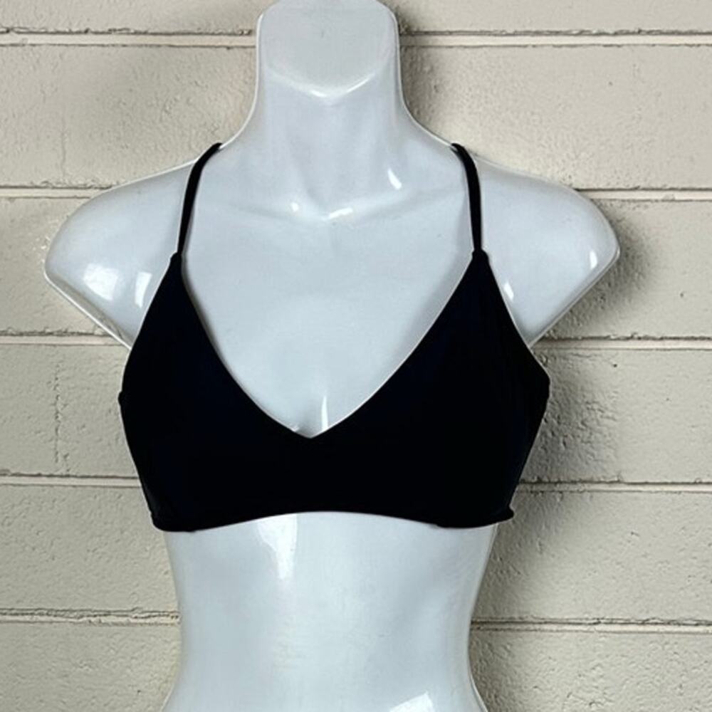 J.Crew Black Bikini Top size XL